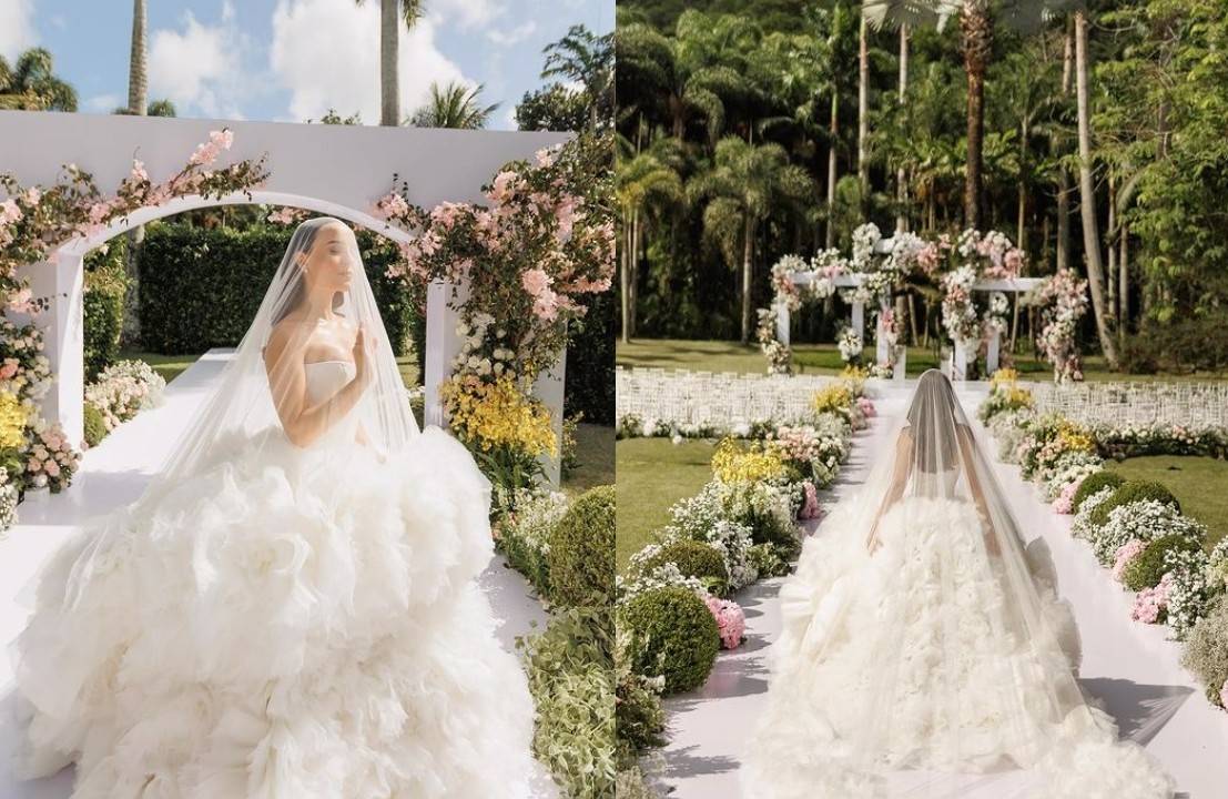 Vestido de noiva do terceiro casamento de Larissa Manoela
