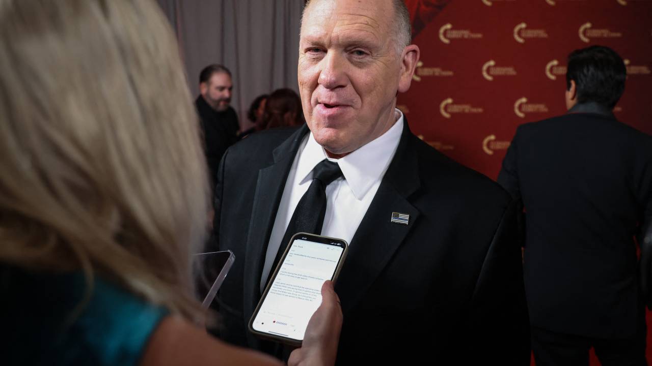 WASHINGTON, DC - JANUARY 19: Tom Homan walks the red carpet at the Turning Point USA Inaugural-Eve Ball at the Salamander Hotel on January 19, 2025 in Washington, DC. Samuel Corum/Getty Images/AFP (Photo by Samuel Corum / GETTY IMAGES NORTH AMERICA / Getty Images via AFP)