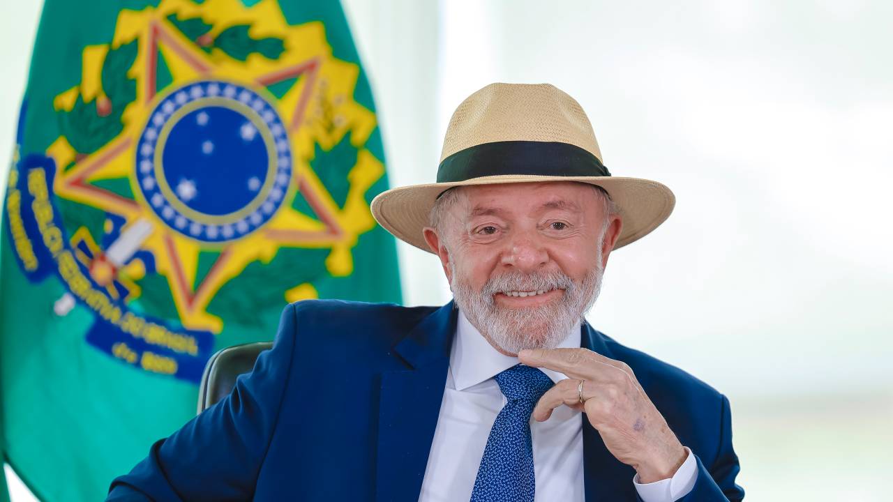 O presidente Luiz Inácio Lula da Silva, durante evento no Palácio do Planalto, nesta terça-feira