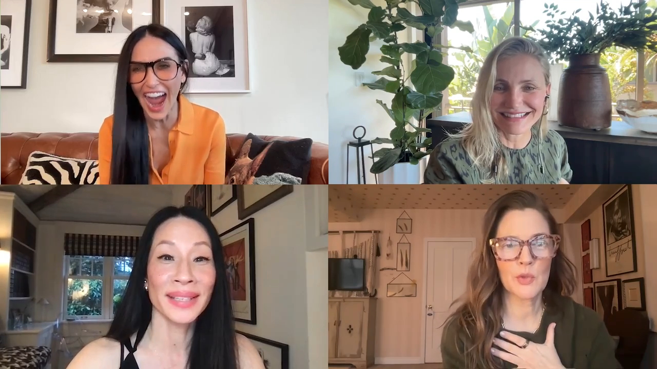 Demi Moore, Cameron Diaz, Lucy Liu e Drew Barrymore estrelaram 'As Panteras Detonando'