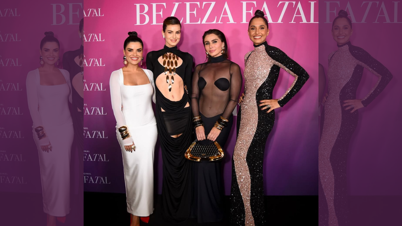Vanessa Giácomo, Camila Queiroz, Giovanna Antonelli e Camila Pitanga: sexys e maximalistas