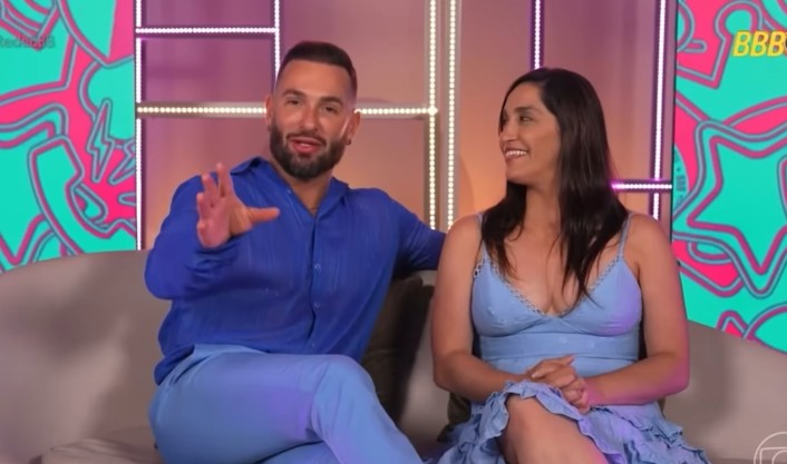 Diego e Daniele Hypólito no BBB 25