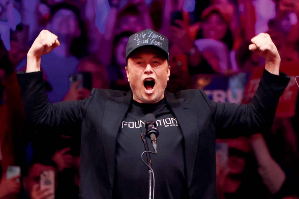 Donald Trump holds political rally in New York City NO ATAQUE - Musk: o guerreiro Maga faz e acontece na política externa