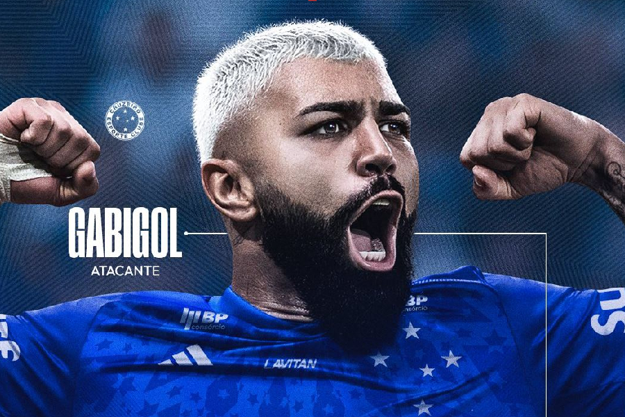 Cruzeiro anuncia a contratação do atacante Gabigol