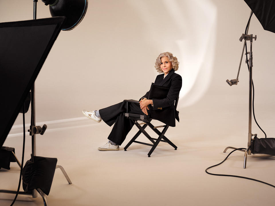 Ativista ambiental, como Jane Fonda foi parar em uma campanha de tênis de luxo?