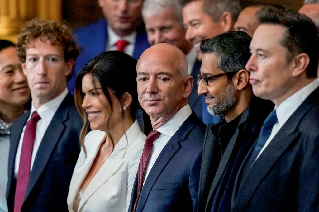 Inauguration Of Donald Trump As 47th President Of The United States EM CASA - Donos de big techs na posse de Trump: afinidades