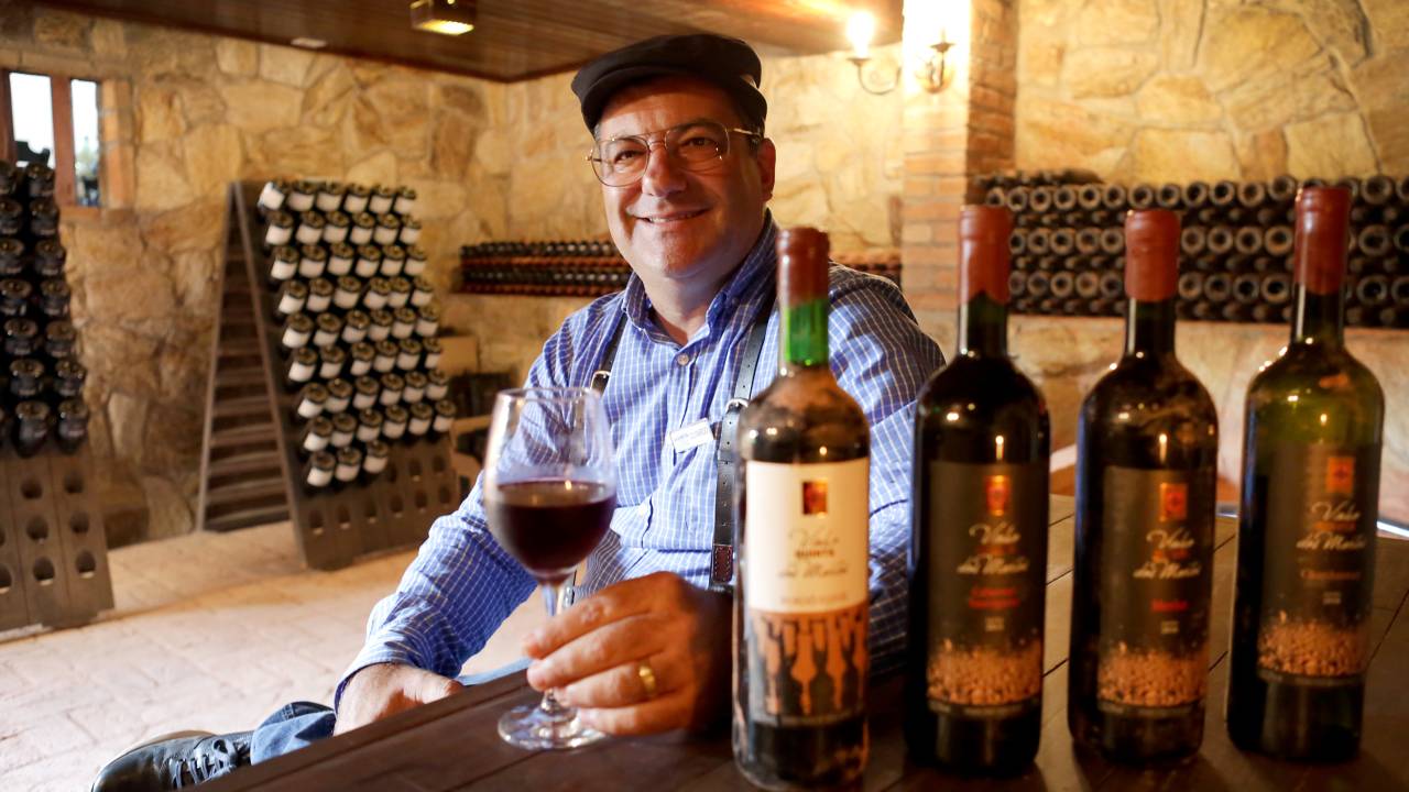 Olivardo Saqui, dono da Quinta do Olivardo, em São Roque