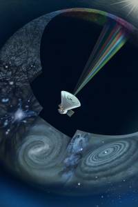 SPHEREx_poster_yBdu5fQ.width-1280 Arte conceitual do telescópio SPHEREx captando luz