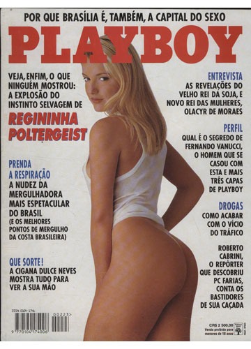 Regininha Poltergeist: capa da Playboy Regininha Poltergeist: capa da Playboy