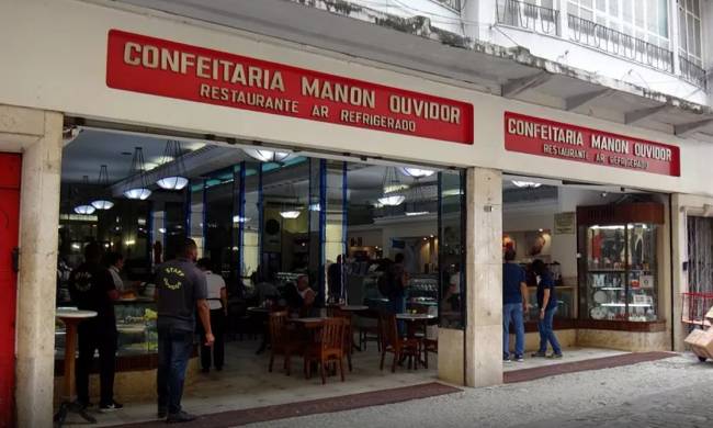 Confeitaria Manon, um dos cenários de 'Ainda Estou Aqui'