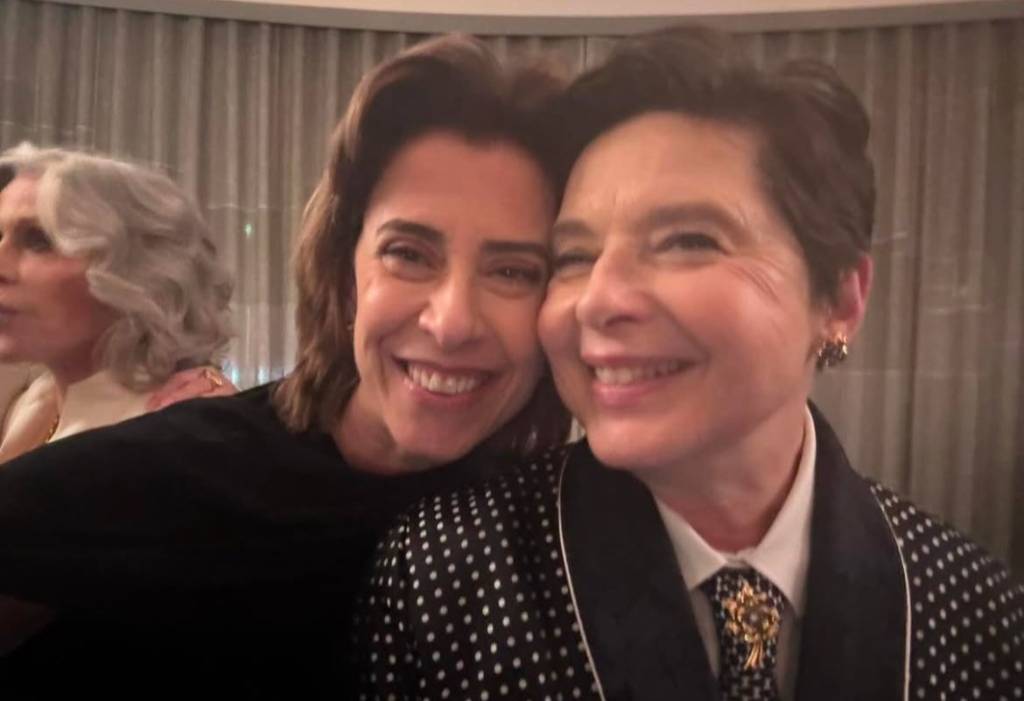 isabellaenanda Fernanda Torres e Isabella Rossellini no jantar dos indicados ao Oscar 2025 -