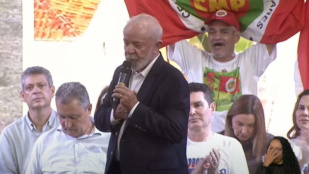O presidente Lula, nesta quinta, em Belém (PA)