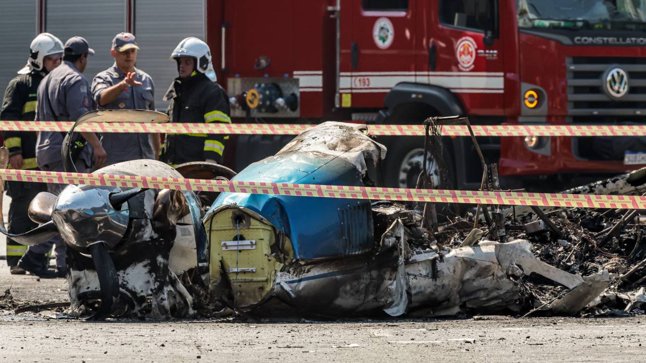 Acidente de avião em São Paulo
