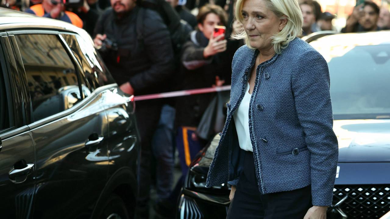 A líder de extrema direita da França, Marine Le Pen. 31/03/2025