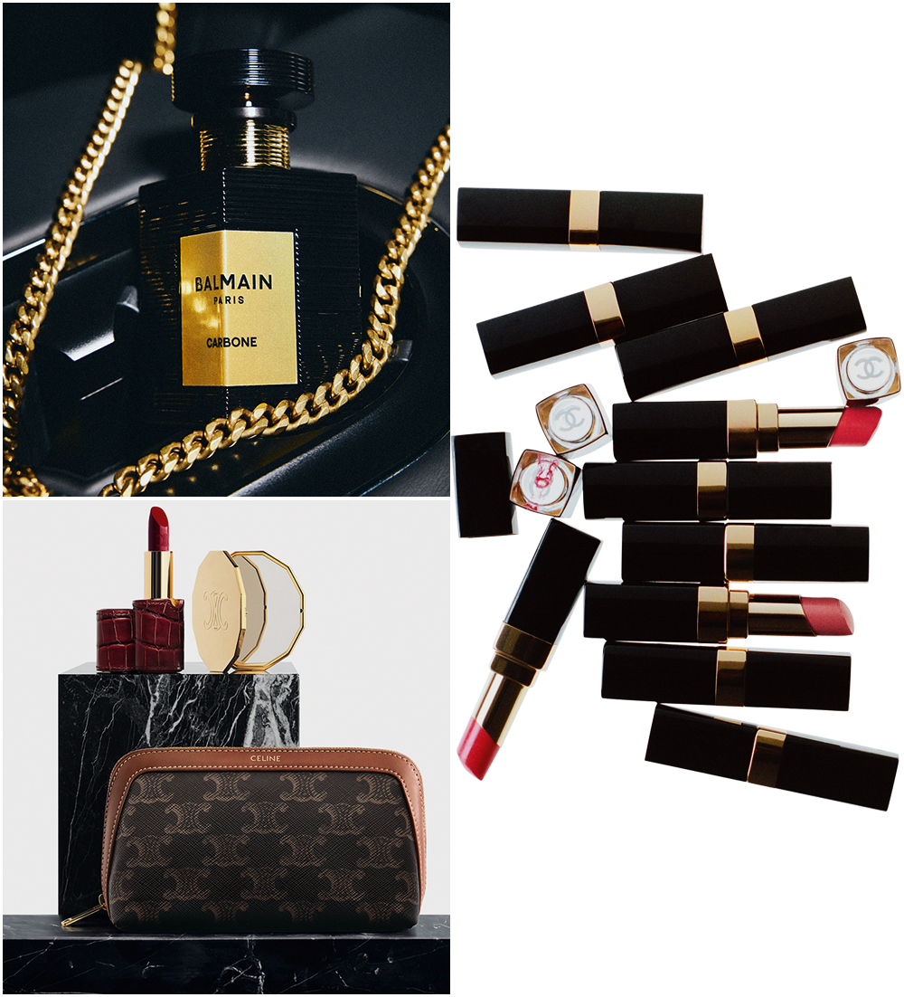 1-BALMAIN-a.jpeg SONHO - Linhas da Balmain e Celine (à esq.), e a tradicional da Chanel (à dir.): desejo que não cessa