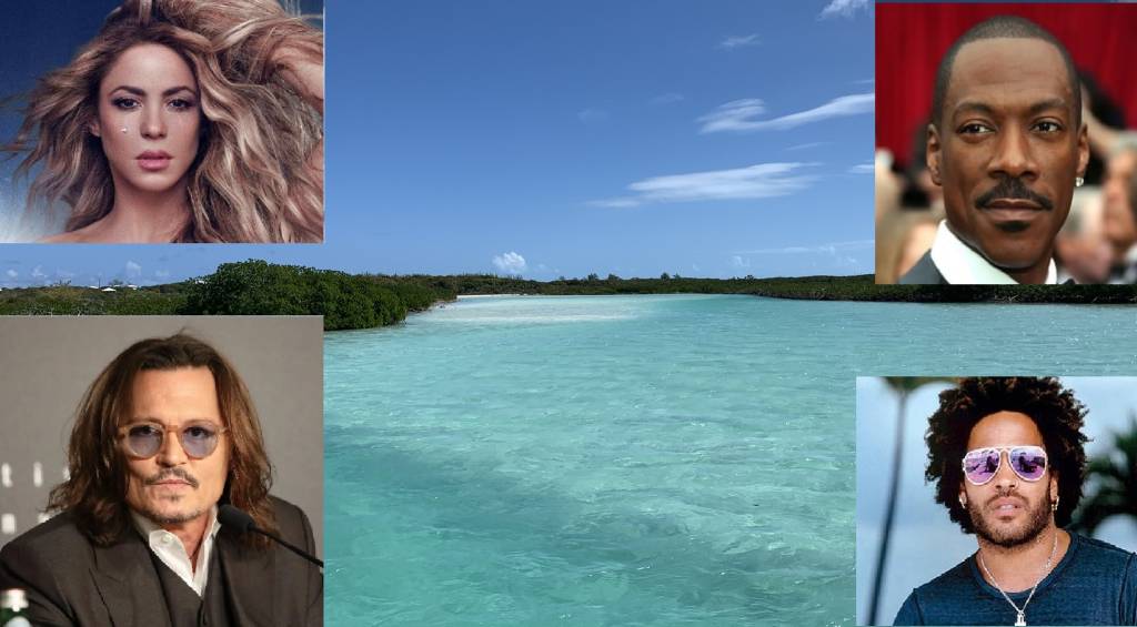 Tubarões, porcos e iguanas: como Bahamas atraem de Shakira a Johnny Depp