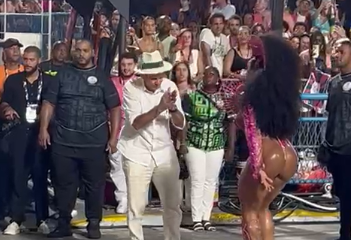 Eduardo Paes invade desfile da Mangueira por causa de rainha