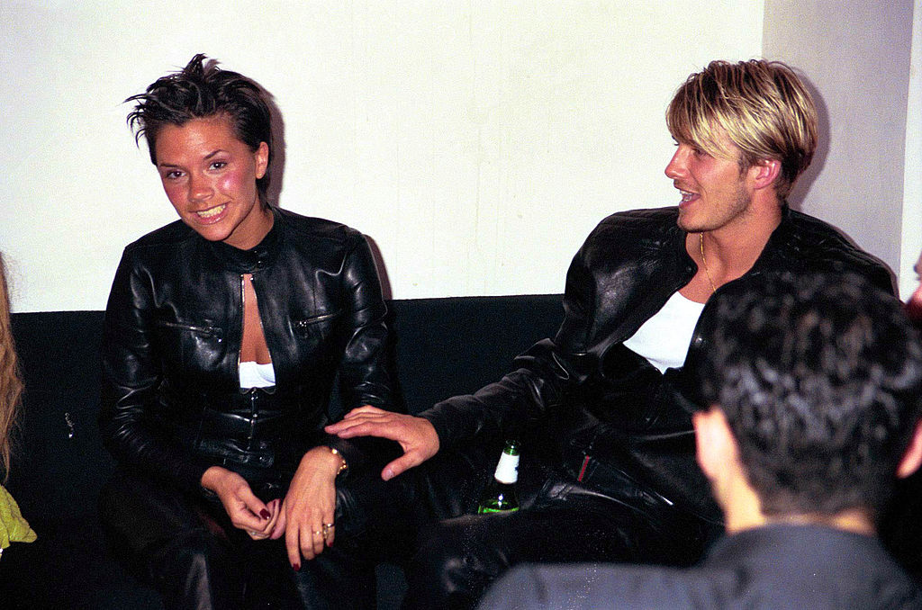 Victoria e David Beckham em 1999: "essa imagem ainda me assombra", ela diz
