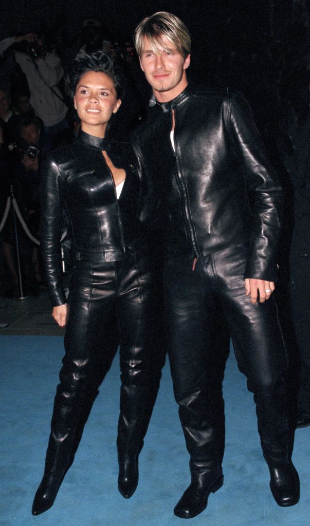 ‘Versace Club’ Gala Party In London Victoria e David Beckham vestem Gucci