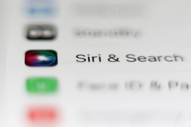 Siri And IOS Apps Photo Illustrations Siri icon is seen displayed on a phone screen in this illustration photo taken in Krakow, Poland on January 4, 2025.