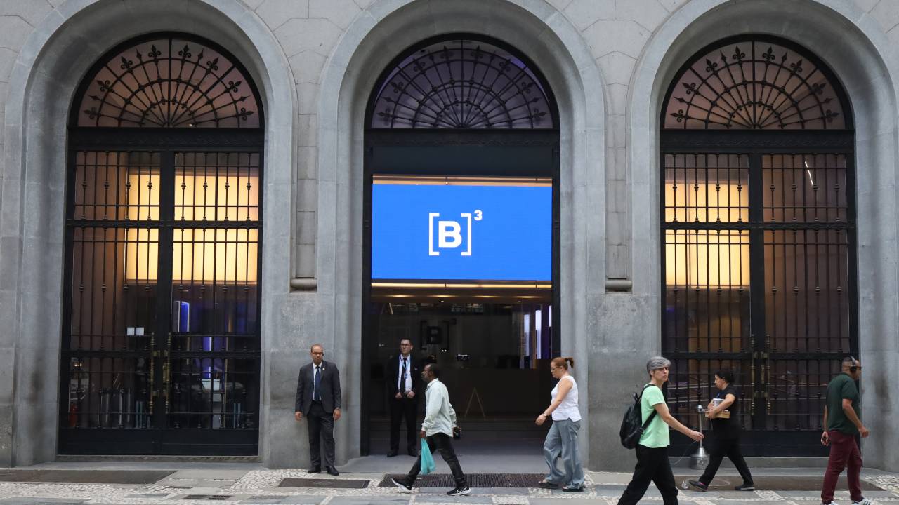B3, the Brazilian Stock Exchange, is in Sao Paulo, Brazil, on February 26, 2025. (Photo by Saulo Dias/NurPhoto via Getty Images)