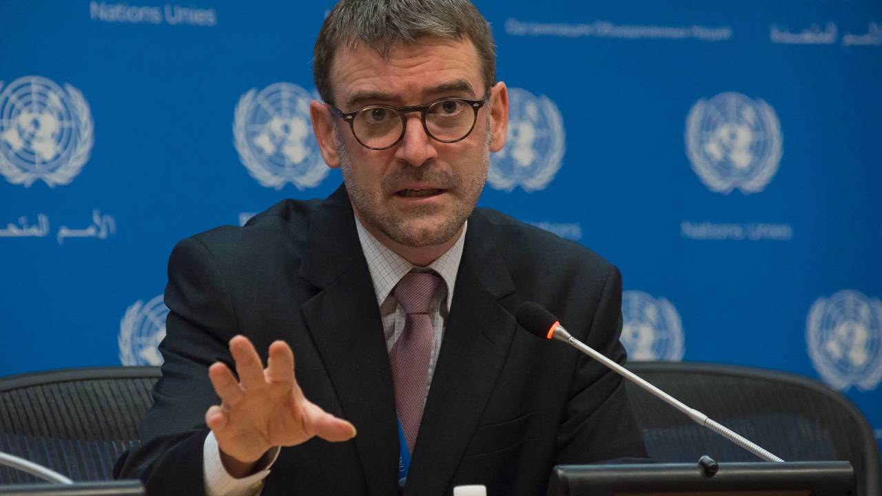 O Relator Especial da ONU sobre a promoção da verdade, justiça, reparação e garantias de não repetição, Bernard Duhaime.