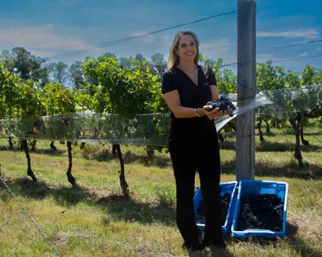 Gabriela Potter, enóloga e diretora técnica da Vinícola Guatambu