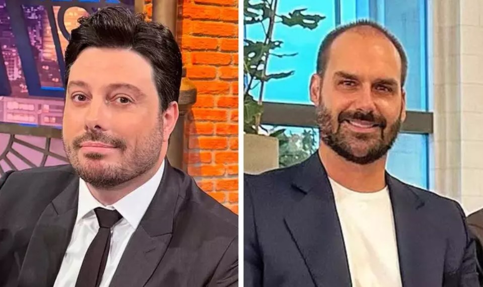 A revolta de Danilo Gentili com Eduardo Bolsonaro nos EUA