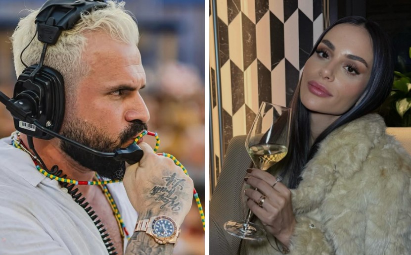 Marcelinho Calil e a ex-mulher Thamires Hauch
