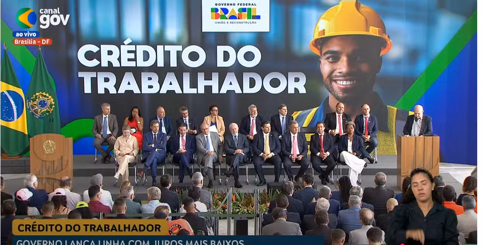 Lula anuncia programa Crédito do Trabalhador
