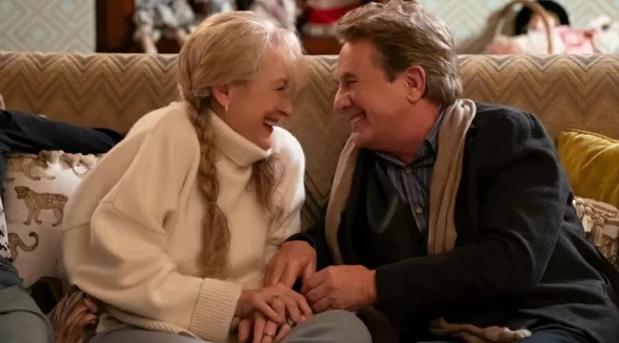 disney-only-murders-in-the-building-meryl-streep-martin-short Meryl Streep e Martin Short em cena da série 'Only Murders in the Building', do Disney+
