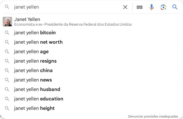 Buscas feitas no Google em 7 de março de 2025