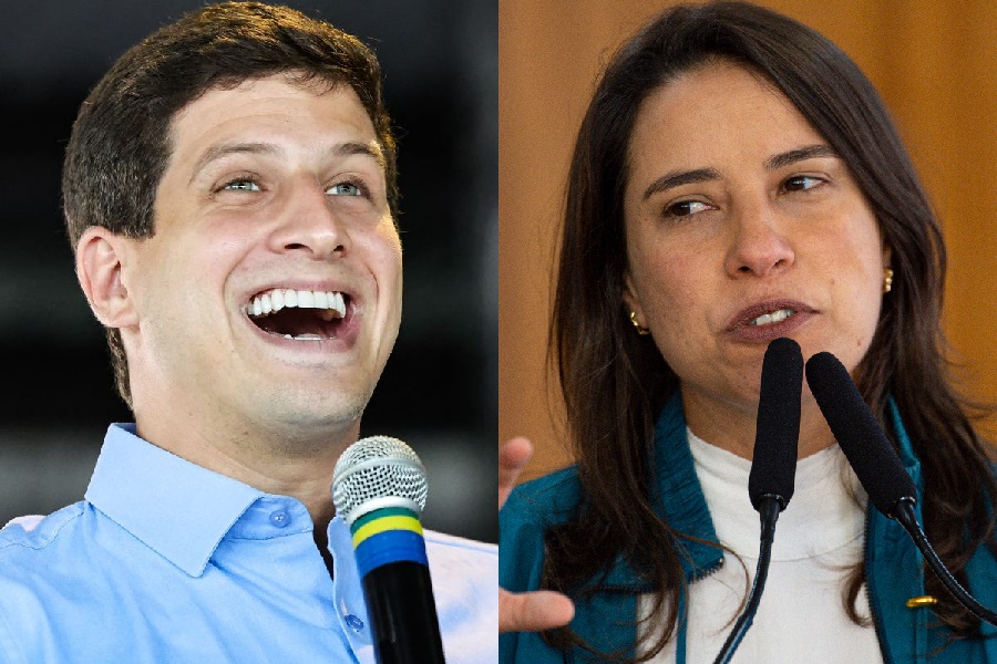 O prefeito de Recife, João Campos (PSB); e a governadora de Pernambuco, Raquel Lyra (PSD)
