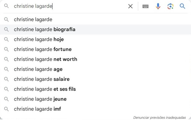 Buscas feitas no Google em 7 de março de 2025