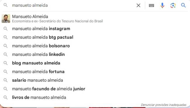 Buscas feitas no Google em 7 de março de 2025