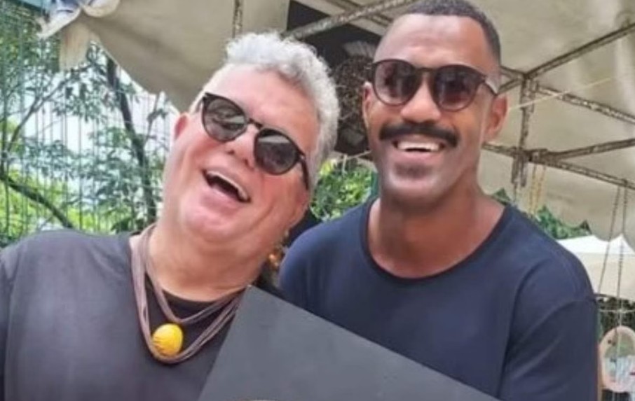 Milton Cunha e o namorado, Vitor