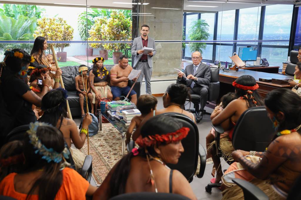 Como foi a conversa de Gilmar Mendes com indígenas Munduruku
