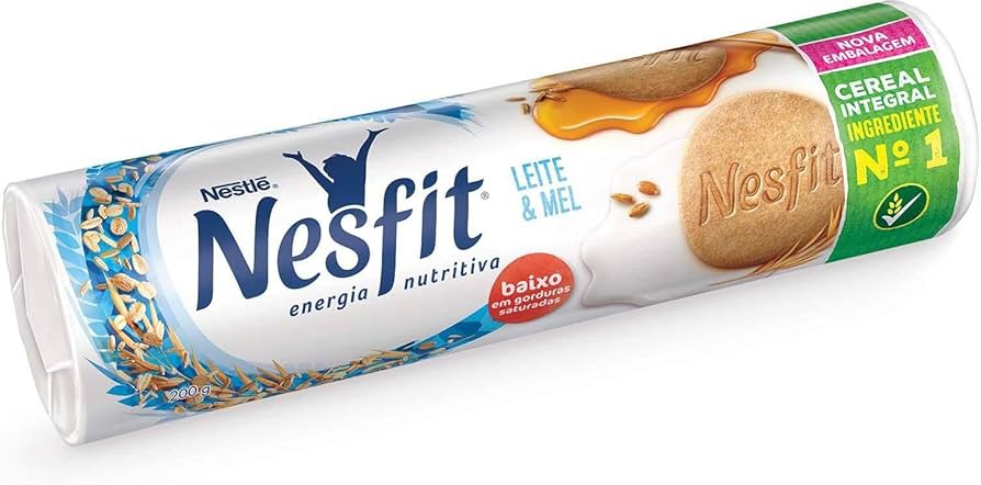 Biscoito Nesfit leite e mel
