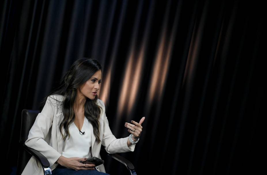 A jornalista e apresentadora, Marcela Rahal