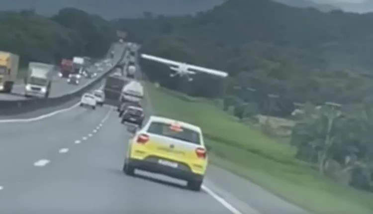 BR-101: pouso forçado