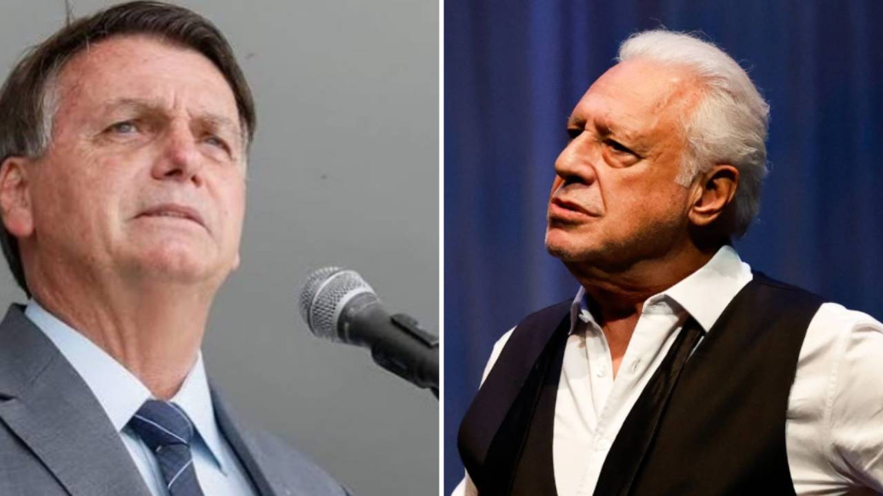 Bolsonaro e Antonio Fagundes