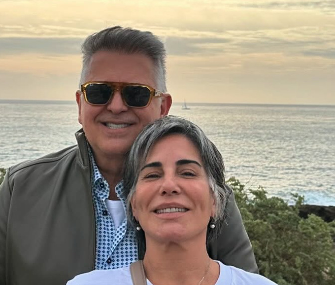 Orlando Morais e Gloria Pires -