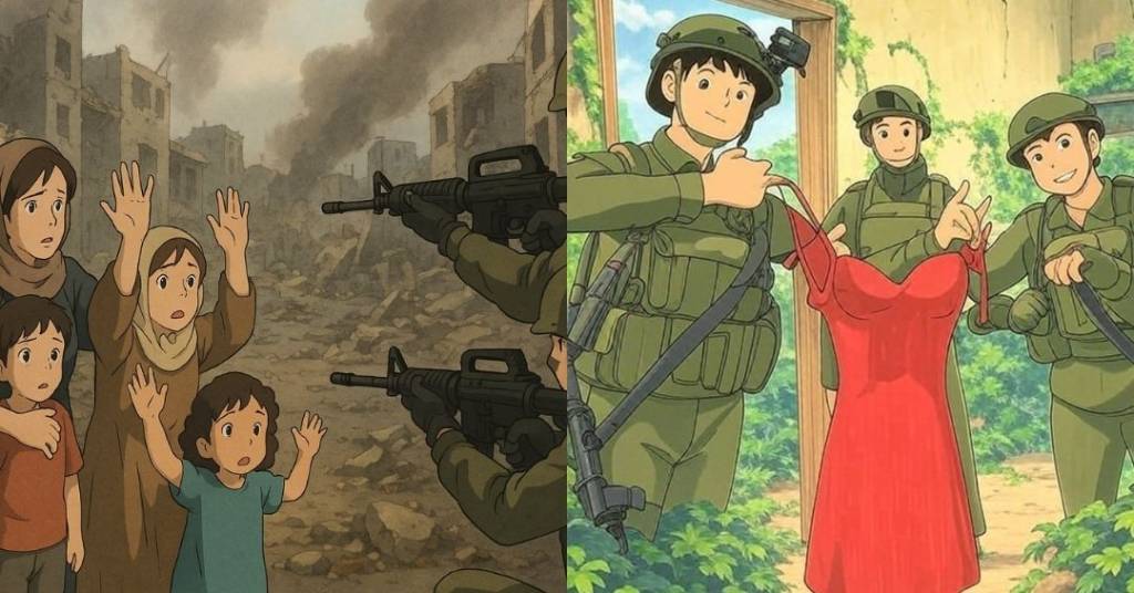 Design sem nome (1) RESPOSTA: Imagens criadas por usuários pró-Palestina.