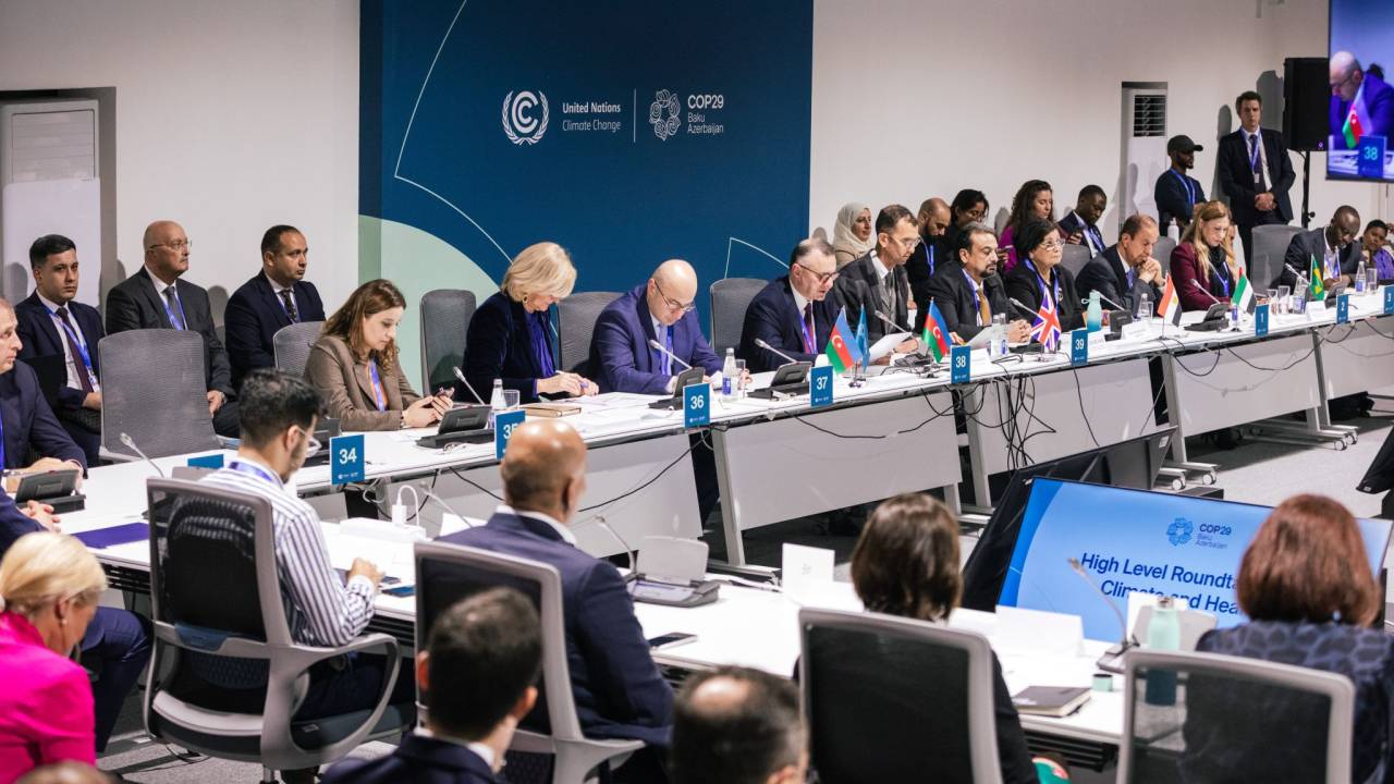Evento da Forecasting Healthy Futures Global Summit em Baku, Azerbaijão, em 2024
