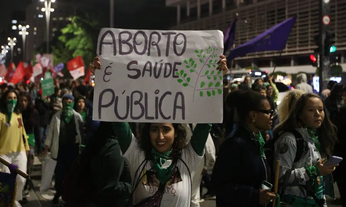 Ato em favor da descriminalização do aborto