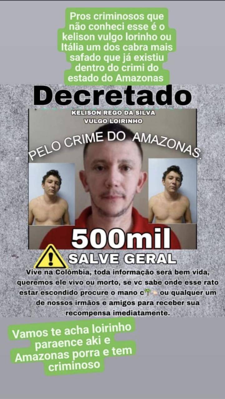 Crime na Amazônia: Quem é o capo do Comando Vermelho na região da Tríplice Fronteira