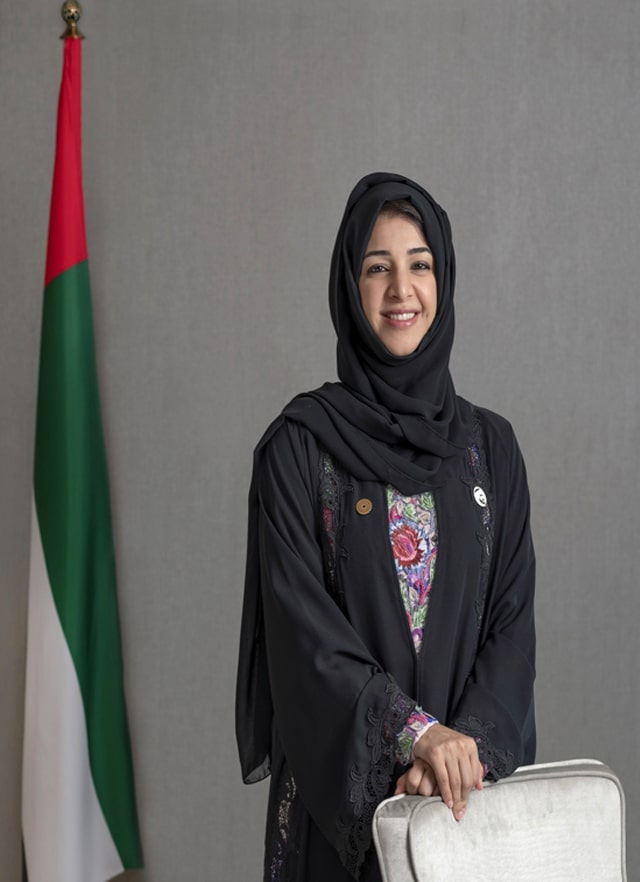 A ministra de Estado para Cooperação Internacional dos Emirados Árabes Unidos, Reem Al Hashimy