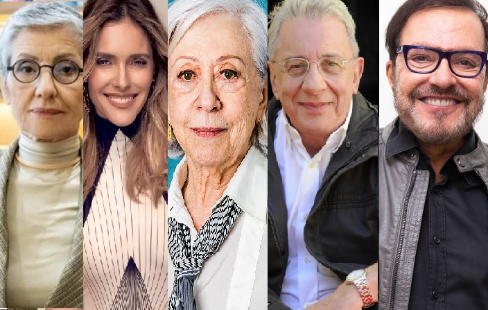 Cássia Kiss, Fernanda Torres, Fernanda Montenegro, Marco Nanini, Wolf Maya -