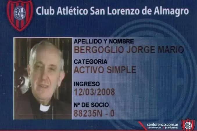 Time de coração de Francisco faz homenagem ao papa: ‘Sempre foi um dos nossos’