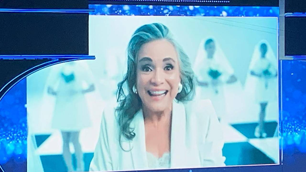 Vídeo de Regina Duarte na festa de 60 anos da Globo